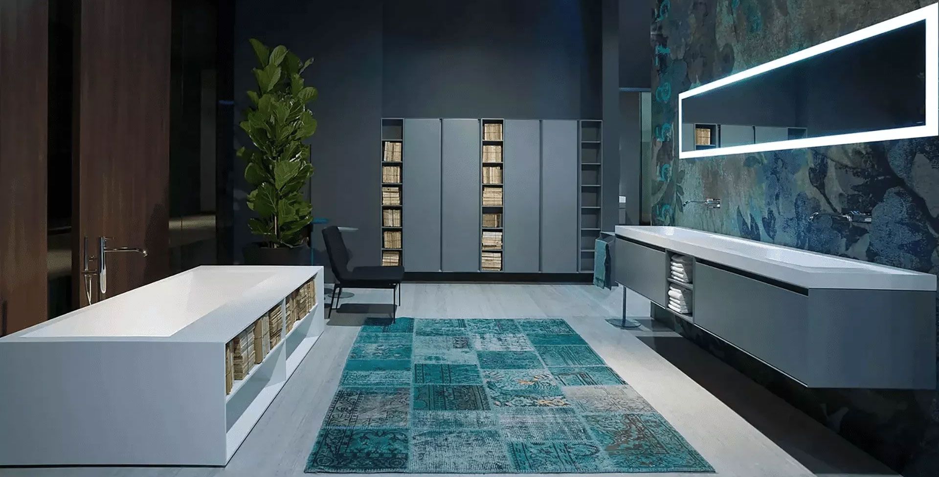 Bild von einem Badezimmer